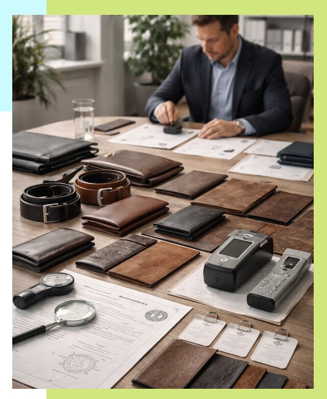 Сертификация кожаных изделий в Борисоглебске от 12485 р. | Алешин-Брс