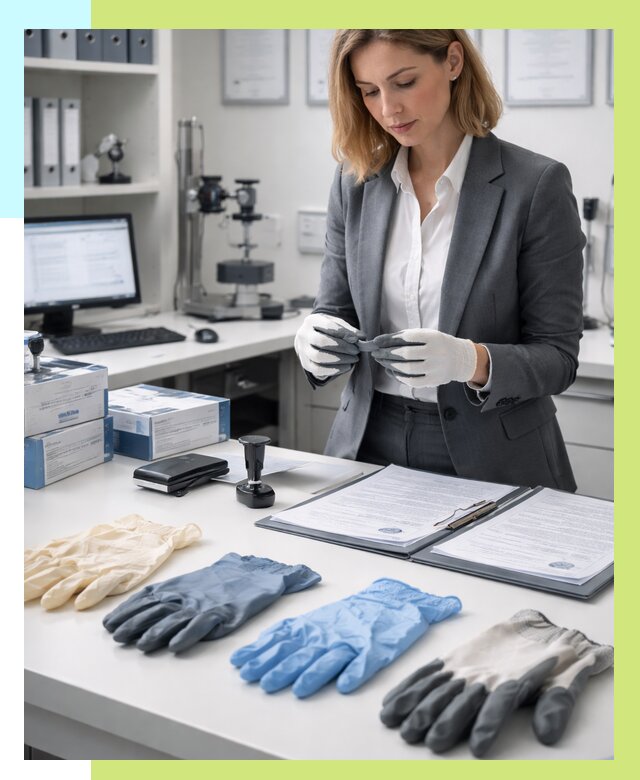 Сертификация перчаток в Борисоглебске от 8843 р. | Алешин-Брс