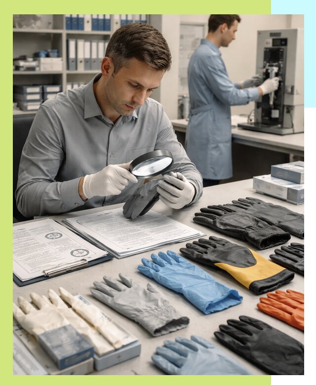 Сертификация перчаток и средств защиты продукции в Борисоглебске