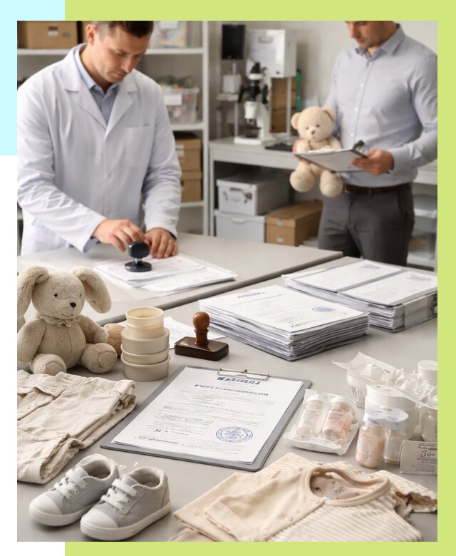 Сертификация детских товаров в Борисоглебске от 15606 р. | Алешин-Брс