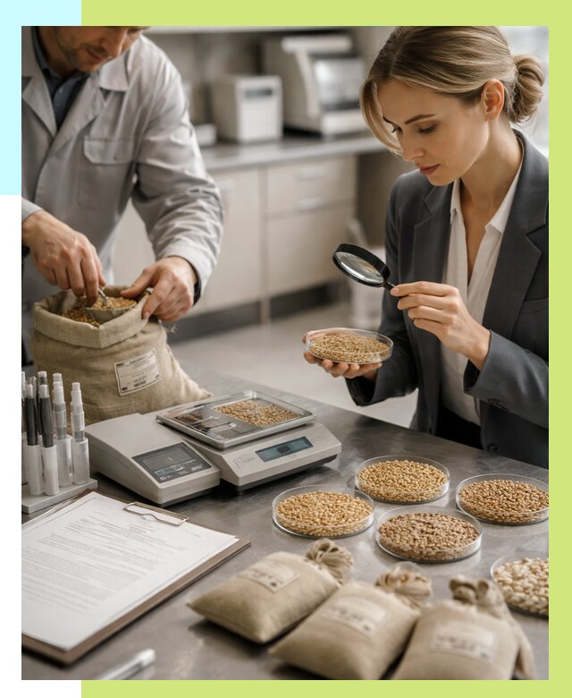 Сертификация зерна в Борисоглебске по цене от 15606 р. | Алешин-Брс