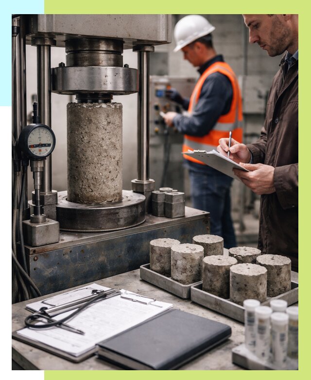 Сертификация бетона в Борисоглебске от 31212 р. сертификат | Алешин-Брс