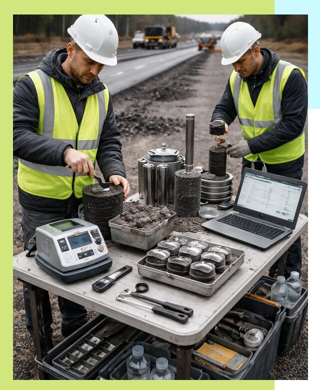 Сертификация асфальта: испытания и подтверждение в Борисоглебске