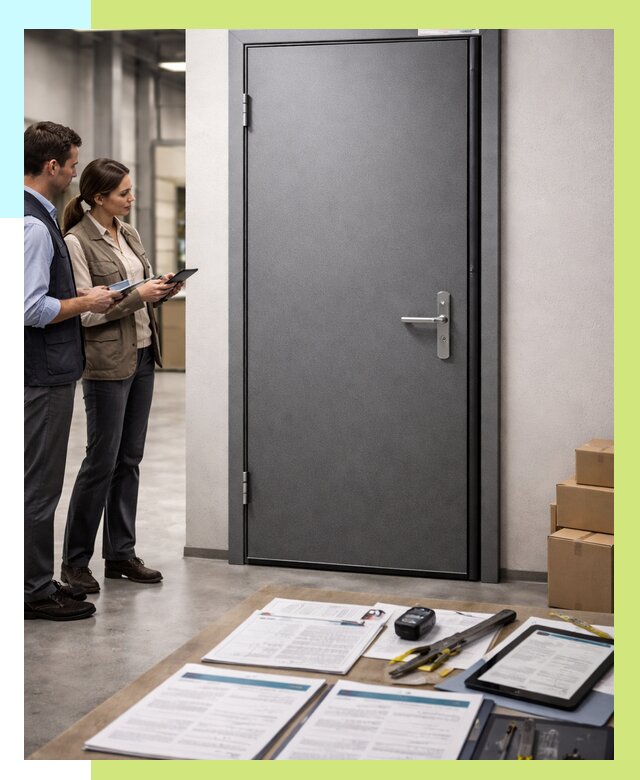 Сертификация противопожарных дверей в Борисоглебске от 9364 р. | Алешин-Брс