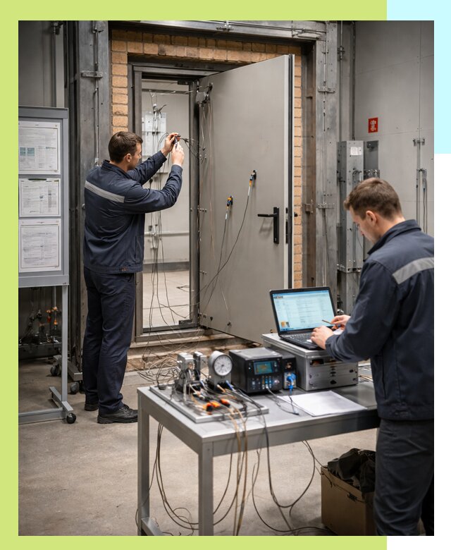 Сертификация противопожарных дверей в Борисоглебске по ГОСТ и ТР