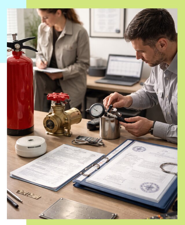 Сертификация пожарного оборудования в Борисоглебске от 15606 р.|Алешин-Брс