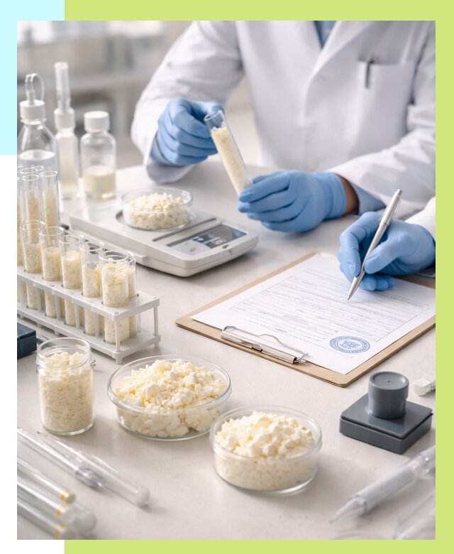 Сертификация творога в Борисоглебске от 12485 р. под ключ | Алешин-Брс