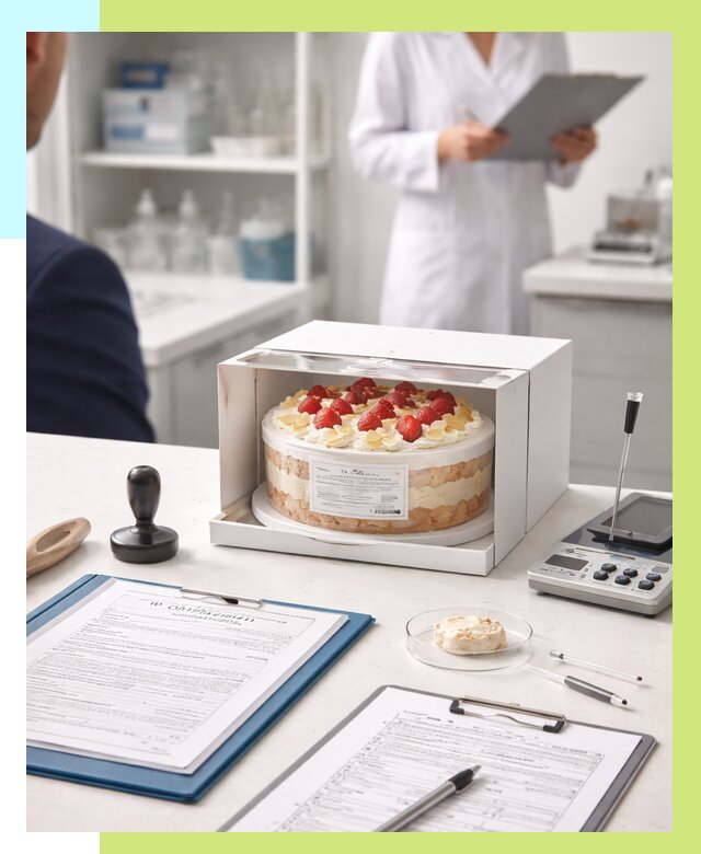 Сертификация тортов в Борисоглебске от 9364 р. заказать | Алешин-Брс