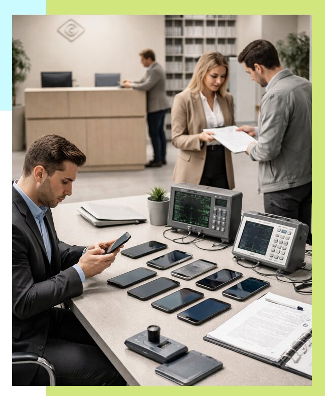 Сертификация телефонов в Борисоглебске от 26010 р. под ключ | Алешин-Брс