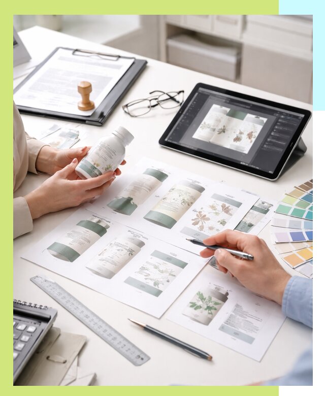 Профессиональная разработка дизайна и текста этикетки продукции в Борисоглебске