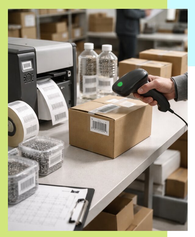 Штрихкодирование продукции и маркировка для продажи в Борисоглебске