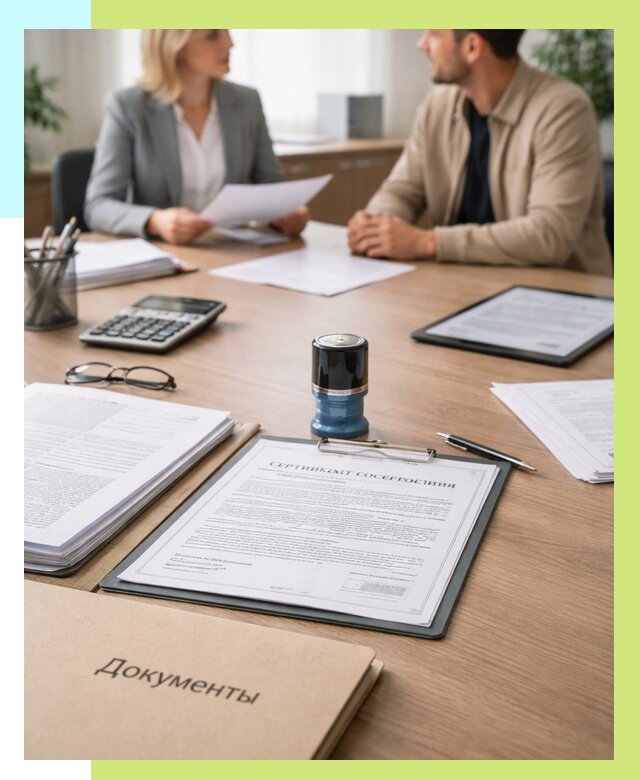 Сертификат соответствия на продукцию в Борисоглебске от 15606 р.|Алешин-Брс