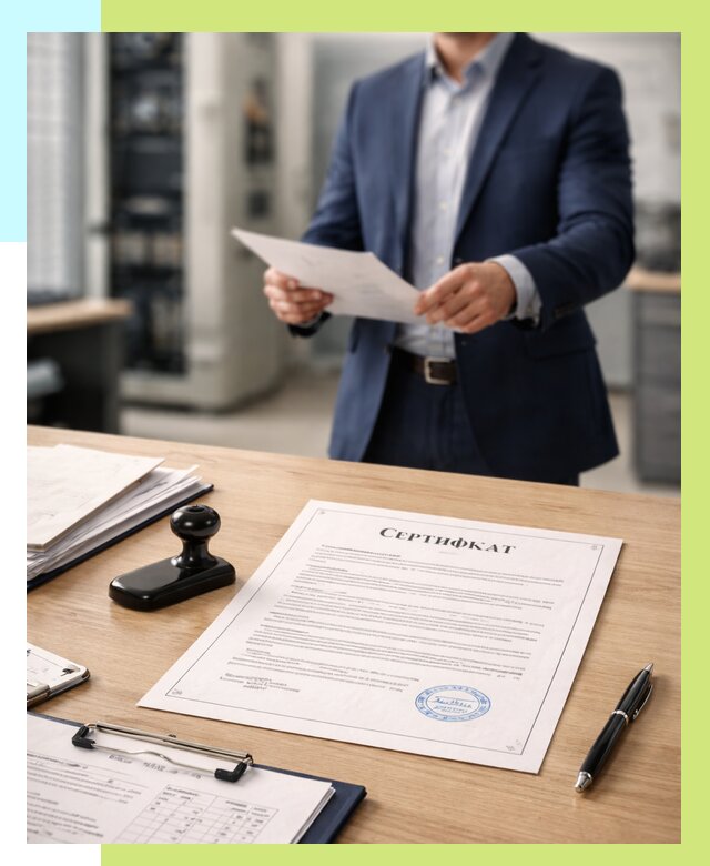 Сертификат на оборудование в Борисоглебске от 15606 р. | Алешин-Брс