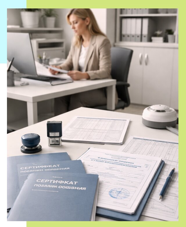 Сертификаты пожарной безопасности в Борисоглебске от 15606 р. | Алешин-Брс