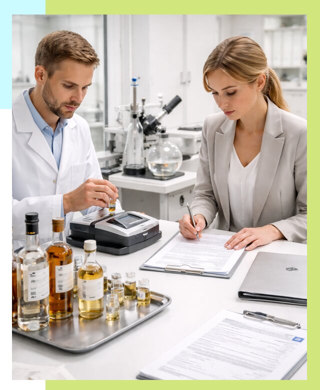 Заключение о спиртосодержании в Борисоглебске, от 5202 р., Алешин-Брс