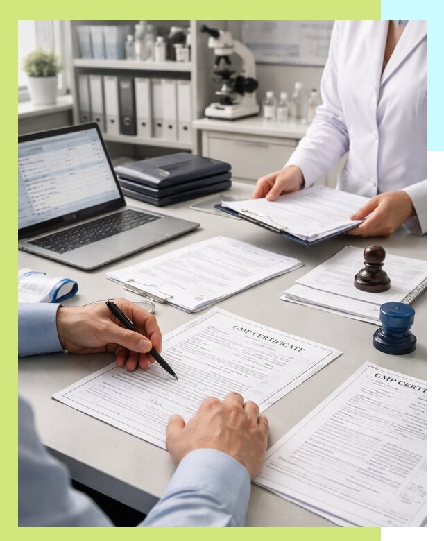 Оформление сертификата GMP в Борисоглебске для фармпроизводства