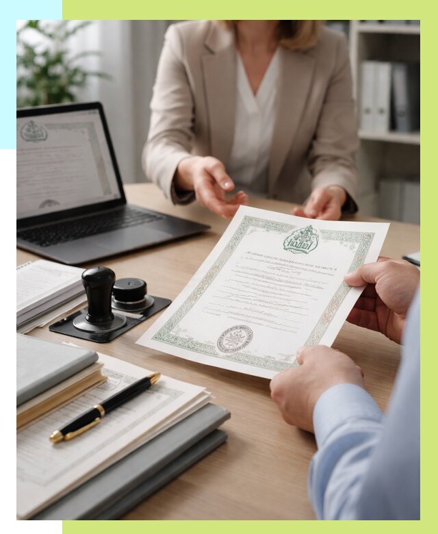 Халяль сертификат в Борисоглебске, получить от 15606 р. | Алешин-Брс