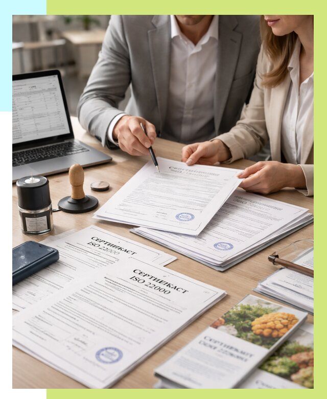 Сертификат ISO 22000 в Борисоглебске от 41616 р. под ключ | Алешин-Брс