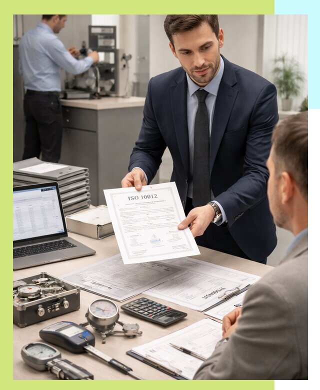 Выдача сертификата ISO 10012 по требованиям метрологии в Борисоглебске