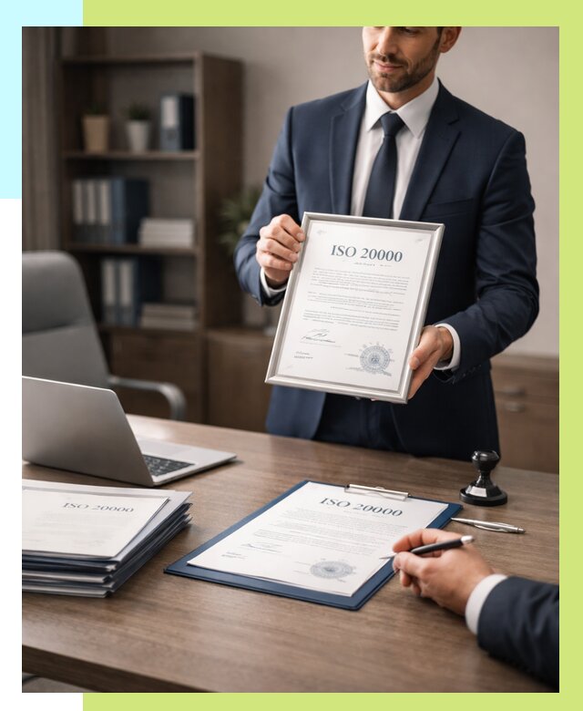 Сертификат ISO 20000 в Борисоглебске под ключ от 124848 р., Алешин-Брс