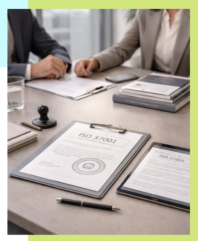 Сертификат ISO 37001 в Борисоглебске оформить от 124848 р. Алешин-Брс